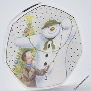 2025 Snowman 50p BU Colour